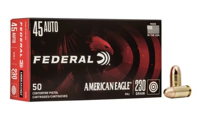 American Eagle .45ACP 230gr, 50/Box - $18 