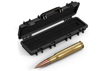 50 BMG Real Authentic Brass Casing Refillable Twist Pen Tactical Gift Box Included - $24.99 (Free S/H over $25)