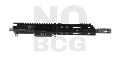 BC-15 5.56 NATO Upper with no BCG 7.5" Parkerized M4 Barrel 1:7 Twist Pistol Length Gas System 6.5" MLOK - $144.85