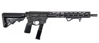 Freedom Ordnance FX-9 Rifle 9mm, S/A,14.5" Barrel, Pinned & Welded Flash Hider, 13.5" M-LOK Handguard, Warhammer Charging Handle, Black B5 Furniture - $699.00 