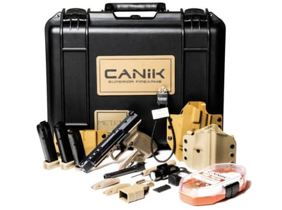 Century Canik Mete SFX 9mm 5.7" FDE Threaded Barrel Pistol Loadout Package - $899.99 (E-Mail Price)