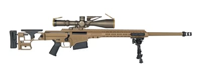 Barrett MRAD MK22 Bolt Action 300 Norma Magnum 26" Fluted Barrel Coyote Brown and Coyote Brown Folding With Scope - $11250 (add to cart price) + Free Shipping 