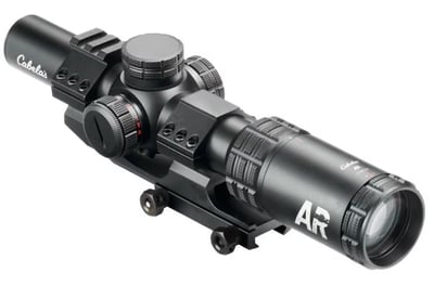 Cabela's AR Rifle Scope - 1X - 4X .223 & Free 1-piece scope mount - $119.98 (Free S/H over $50)