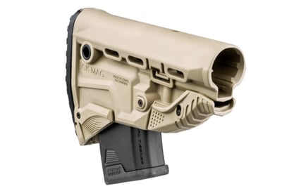 FAB Defense GK-MAG AK Survival Buttstock with Built-in Magazine Carrier FDE - $74.95