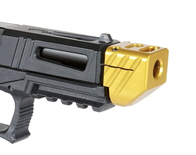 Mercury Precision Glock Compatible Compensator, Anodized Type 2 Gold Single port comp 1/2x28 - $69.99 shipped w/code "freeship2024" 