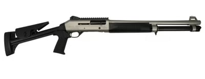Ermox X-Defense Semi Auto M-4 Type Tactical Shotgun, 12 Ga, Gas Piston Operated, 5+1, 18.5" Bbl, Fiber Optic Front Sight, Choke Tubes, Marine Finish, - $349.99