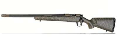 Christensen Arms Burnt Bronze Ridgeline 6.5 Creedmoor 24" 1:8" LH Green w/ Black & Tan Webbing Rifle - $1799.99