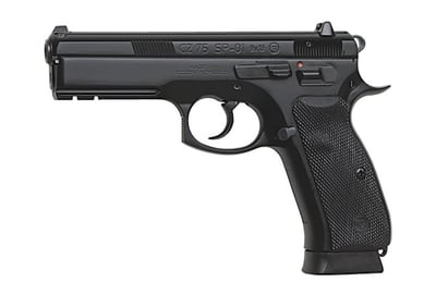 CZ 75 SP-01 9mm 4.60" 18+1 Black Black Rubber Grip - $554.99 (add to cart price)