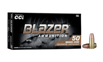 CCI Blazer Brass 9mm Ammo 147gr FMJ 50 Rounds - $15.99 