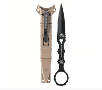 Benchmade SOCP Fixed Blade Knife (Plain Skeletonized Dagger, Black) - $81.90 after code "FCBM30" (Free S/H)