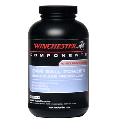 Winchester WinClean 244 Ball Powder Smokeless Propellant 1 lb. - $33.98 (Free S/H over $50)