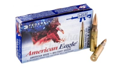 Federal 7.62x51mm NATO 149gr FMJ Ammo 20-Round Box - $17.99