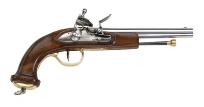 Pedersoli P. Mamelouk Flintlock Muzzleloading Pistol 14.5mm Caliber 7.625" Stainless Barrel Walnut Stock - $734.45 (Free Shipping on $100+ Orders)