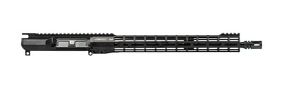 M4E1 Threaded 16" .223 Wydle Hanson Pencil Mid-Length No Forward Assist Complete Upper w/ 15" M-LOK ATLAS S-ONE Handguard - Anodized Black - $480  (Free Shipping over $100)