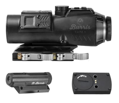 Burris T.M.P.R. 5 Modular Prism Kit : 5x32 AR Reticle / Red Laser Sight & Battery Pack Riser - $449.99