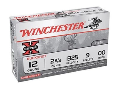 250 Rounds of Winchester 12GA 00 Buck Shotshell - $149.95