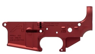 Aero Precision AR15 Stripped Lower Receiver Bordeaux Red Anodized - $79.99