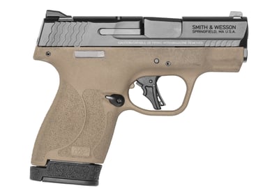 Smith & Wesson M&P9 Shield Plus 9mm 3.1" 13rd Black FDE - $347.98 (email price) 