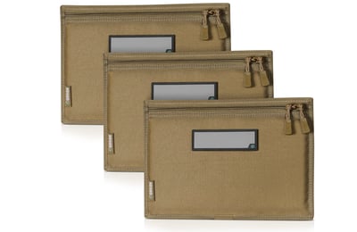 Savior Eq 600D Tactical Pistol Sleeve with Reflective Patch Lockable Zippers, 3-Pack (5 colors) - $25.99 (Free S/H over $25)