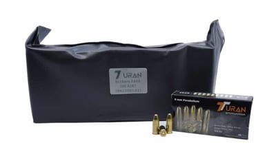 Turan 9mm 124 Grain FMJ Battle Pack 1000 Rnd - $239.99 + Free S/H