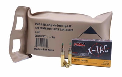 PMC 5.56x45mm M855 62 Grain FMJ Battle Pack 600 Rnd - $309.99 + Free Shipping