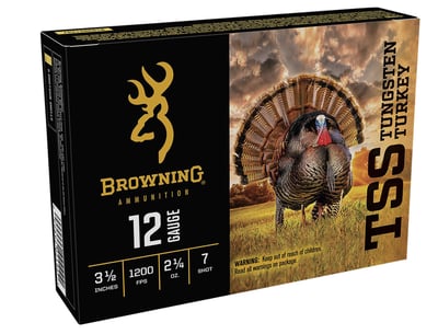 Browning TSS Tungsten Turkey 12GA 3.5in #7 2-1/4oz Shot 5 Rounds 2-1/4oz - $54.99