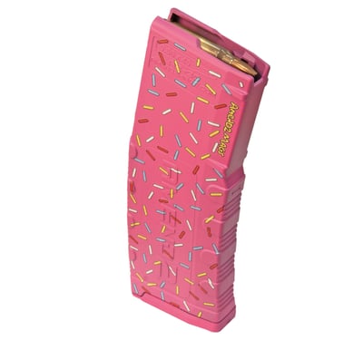 Amend2 M2 5.56mm 30Rnd AR15 with Red Follower Sprinkles Pink Polymer Magazine - $19.36 (add to cart price)