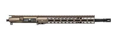 AR15 16" 5.56 Mid-Length HBAR Complete Upper w/ 13.5" Slimline Handguard - Kodiak Brown Anodized - $440  (Free Shipping over $100)