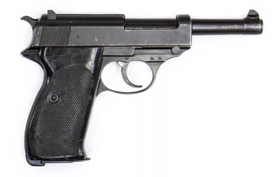 Walther P38 Pistol Post War Aluminum Frame 4.9" Barrel 9mm Military Surplus Good Condition 8rd - $499 (S/H $19.99 Firearms, $9.99 Accessories)