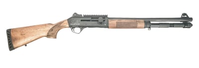 Black Aces Tactical Pro S4 12 Gauge 3" 18.5" 5rd Semi-Auto Shotgun Black/Walnut - $482 (Free S/H on Firearms)