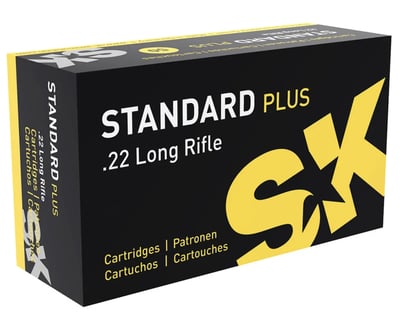 SK Ammunition .22 LR Standard Plus 40gr Ammunition Brick of 500rds - $70.38 (Free Shipping over $250)