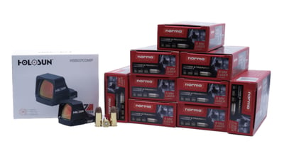 Bundle Deal: Holosun 507 Comp and 500 Rounds of Norma 9mm - $464.99