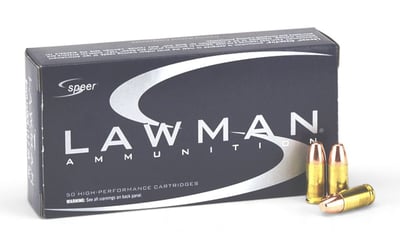 Speer Lawman 9mm 147Gr TMJ 1000 Rnd - $304.99 (Free S/H over $149)