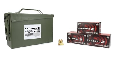 Federal American Eagle 45 ACP 230 Grain FMJ 300 Rounds In M19A1 Ammo Can - $151.99