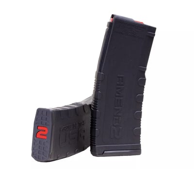 AMEND2 30rd AR15 5.56mm MOD2 Polymer Magazine Black w/ Red Follower - $5.99 (S/H $19.99 Firearms, $9.99 Accessories)