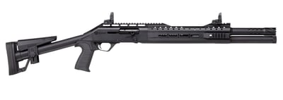 Panzer Arms EG240 12 Gauge Tactical Shotgun 18.5" SA, Black - $319.99