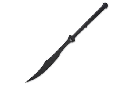 Combat Commander Two-Handed Spartan Sword and Sheath Non-Reflective 1065 Carbon Steel Blade, Full-Tang, Nylon Fiber Handle, Shoulder Harness Scabbard 40" - $57.99 (Free S/H over $25)