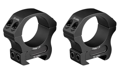 Vortex Pro 30mm Medium (1.00") Scope Rings - $70.39 after code "VTX12	" (Free Shipping over $250)