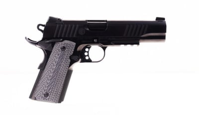 Alpha Foxtrot AF1911-E 10mm 5" RMS Bull Ramped Polished DLC Black 7 Rd Pistol - $799.99 (add to cart price)