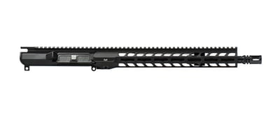 M4E1 Threaded 14.5" 5.56 Mid-Length GOV QPQ No Forward Assist Complete Upper 13.5" Slimline Handguard Anodized - $335.50  (Free Shipping over $100)