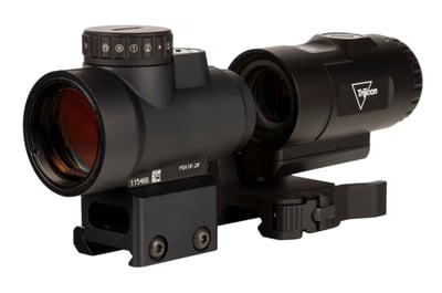 Trijicon Combo MRO HD Red Dot Sight 68 MOA Reticle with 2.0 MOA Dot with Picatinny-Style Full Co-Witness Mount & 3X Magnifier Matte Black - $872.99 + Free Shipping 