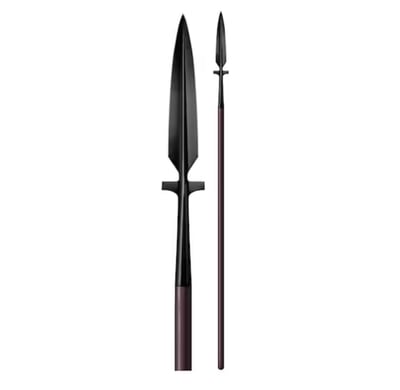Cold Steel MAA Winged Spear 1055 Carbon Steel Head Ash Handle - $96.95