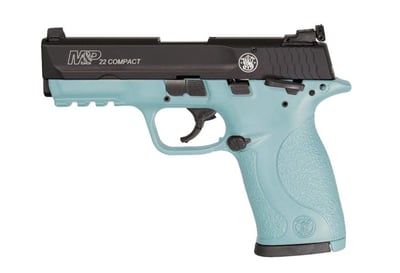S&W M&P 22 Compact 22LR 3.6" Threaded Robin Blue 10+1 - $319.99 (Free S/H on Firearms)