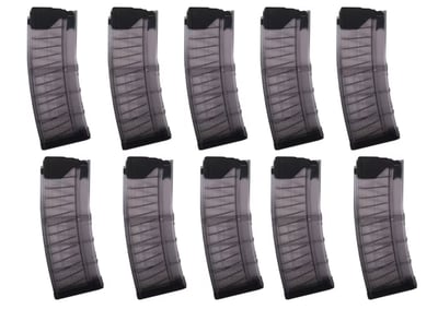 Lancer Systems L5 AWM Advanced Warfighter Magazine AR-15 223 Remington, 5.56x45mm 30-Round Polymer Translucent Smoke 10PK - $99.99 