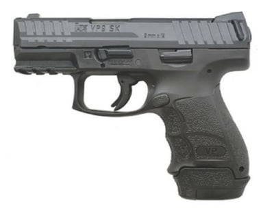 H&K VP9SK-B Subcompact 9mm 3.39" 13+1,10+1 Rounds, Polymer Grips - $653.52  (Free Shipping on Firearms)