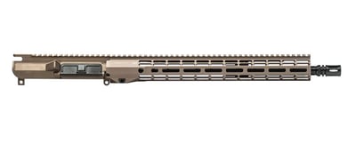Aero Precision M4E1 Threaded Complete Upper, 16" 5.56 Mid-Length Barrel, ATLAS R-ONE 15" M-LOK HG Kodiak Brown - $430 (FREE Shipping over $50)