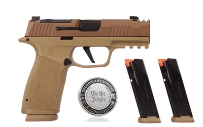 Sig Sauer P365X Macro 9mm 3.1" Barrel 17rd - FDE - $836.20 (FREE Shipping on Firearms)