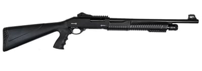 Ermox XPro-T Pump Action 12 Gauge Shotgun, 18.5" Barrel, 5+1 Capacity, 3" Chamber, Ghost Sights, Pistol Grip - $119.99 