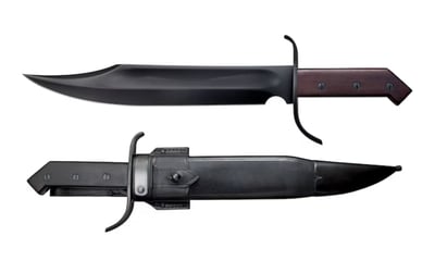 Backorder - Cold Steel 1917 Frontier Bowie Fixed Blade Knife 12.25" Clip Point 1085 Black Blade Hardwood Handle - $85.46 (Free Shipping on $100+ Orders)