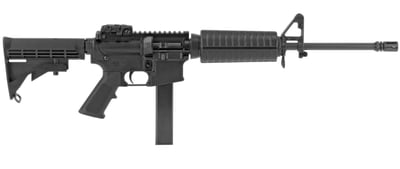 Colt AR-15 Carbine 9mm 16.1" 32+1 MT Semi-Auto Blk Rogers 4-Pos Stock - $856.90 